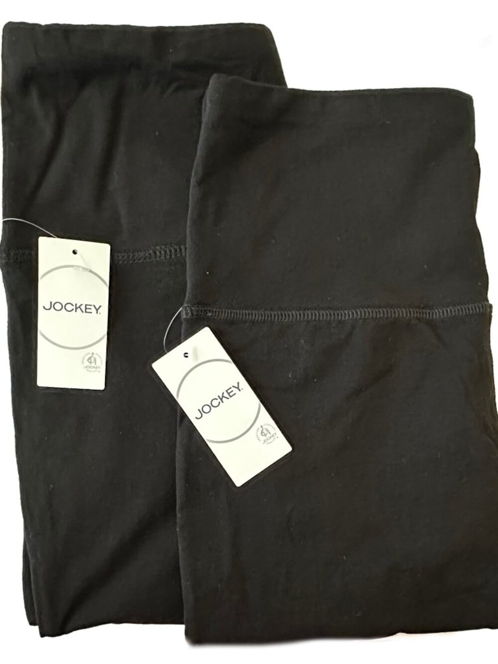 New Jockey Women's Cotton Stretch Ankle Leggings - 2 Pack - Size Small